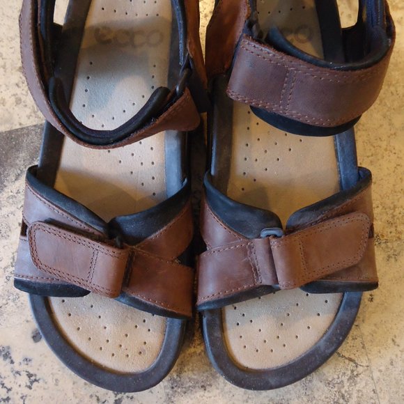Ecco Sandals 10 M Men 43 M Brown Like New